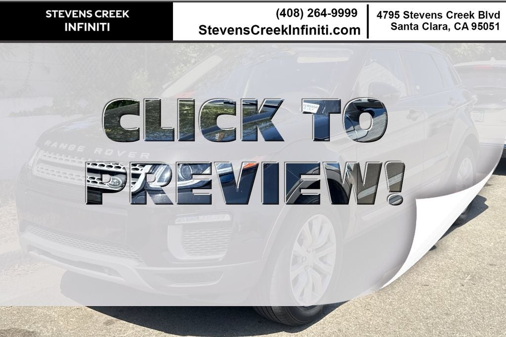 2016 Land Rover Range Rover Evoque